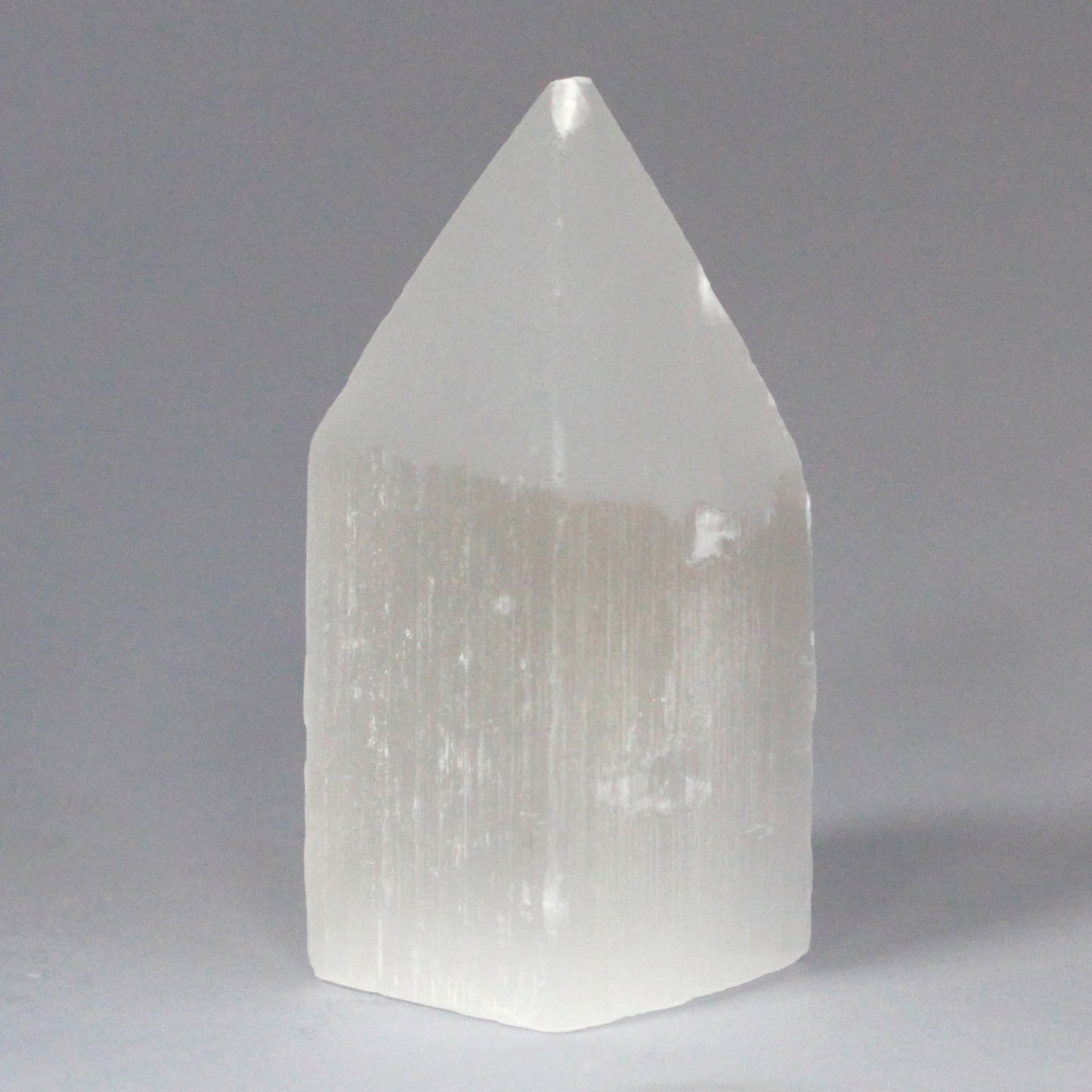 Selenite Pentacle Tower - 10 cm