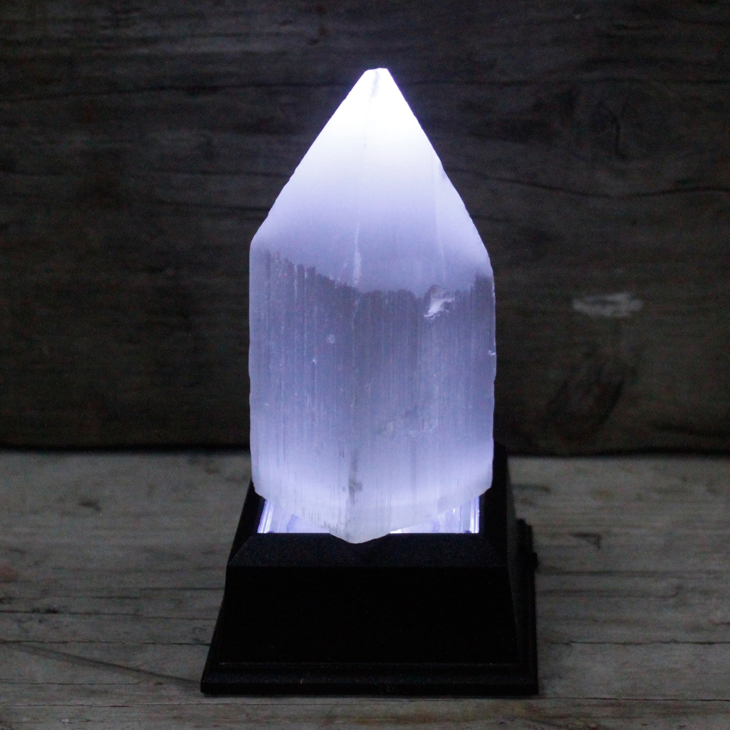 Selenite Pentacle Tower - 10 cm