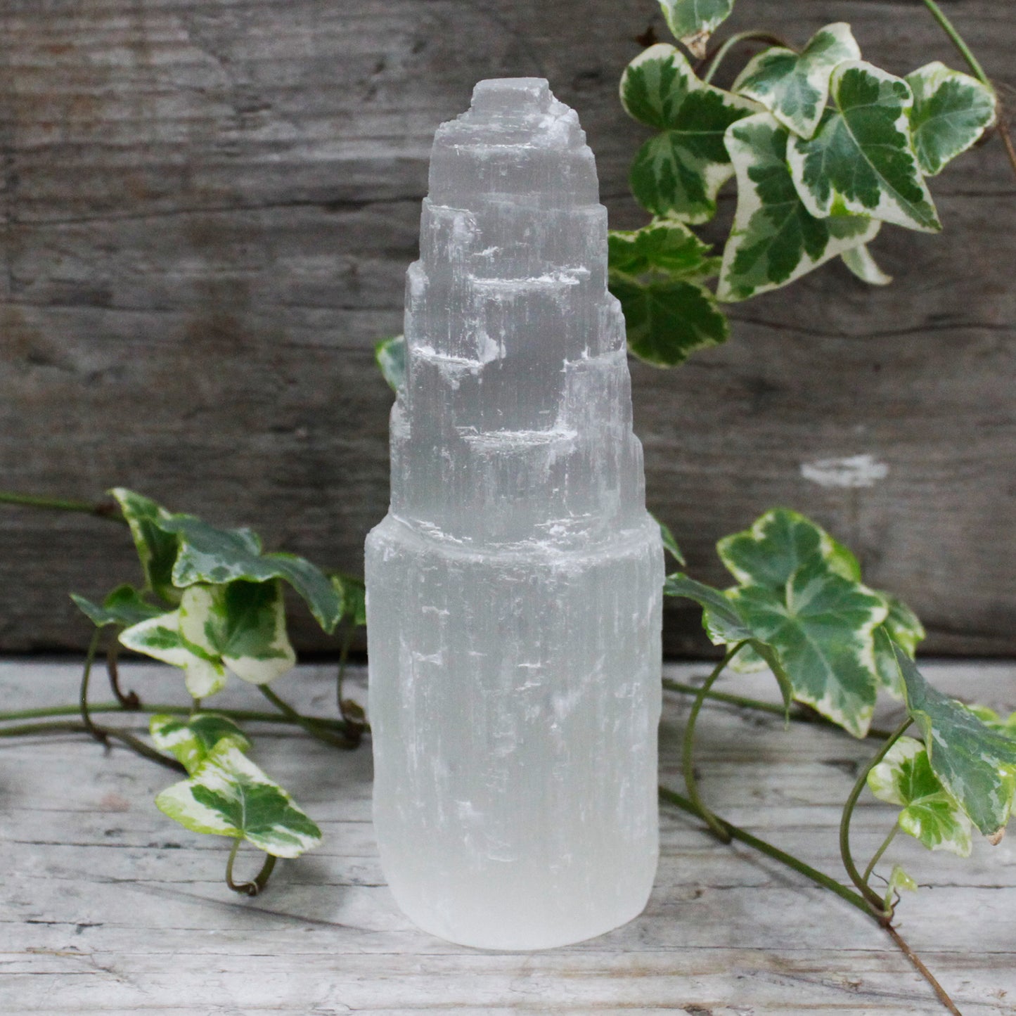 Natural selenite tower - 15 cm