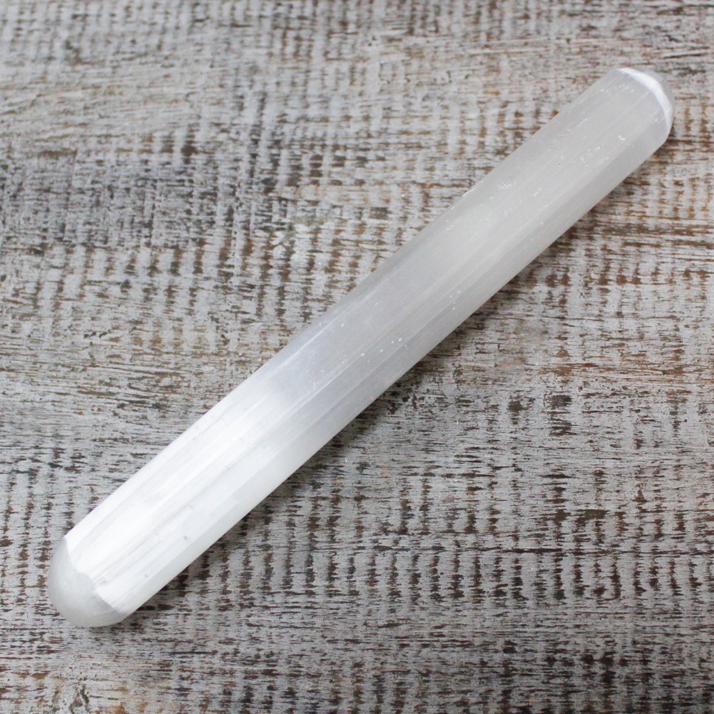 Selenite Varita - 16 cm (Both round ends)