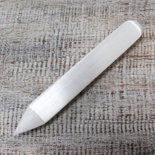 Selenite stick - 16 cm (Both ends)