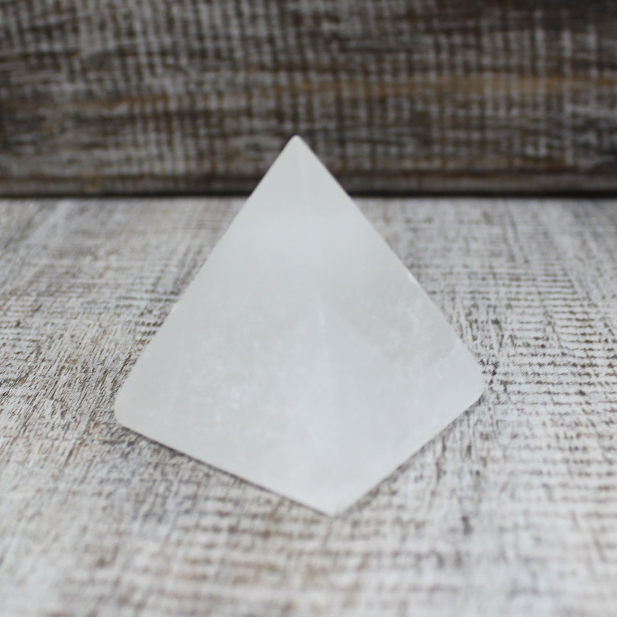 Selenite pyramid - 5 cm