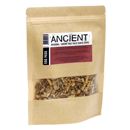 50g Morceaux d'arbres palo santo verts