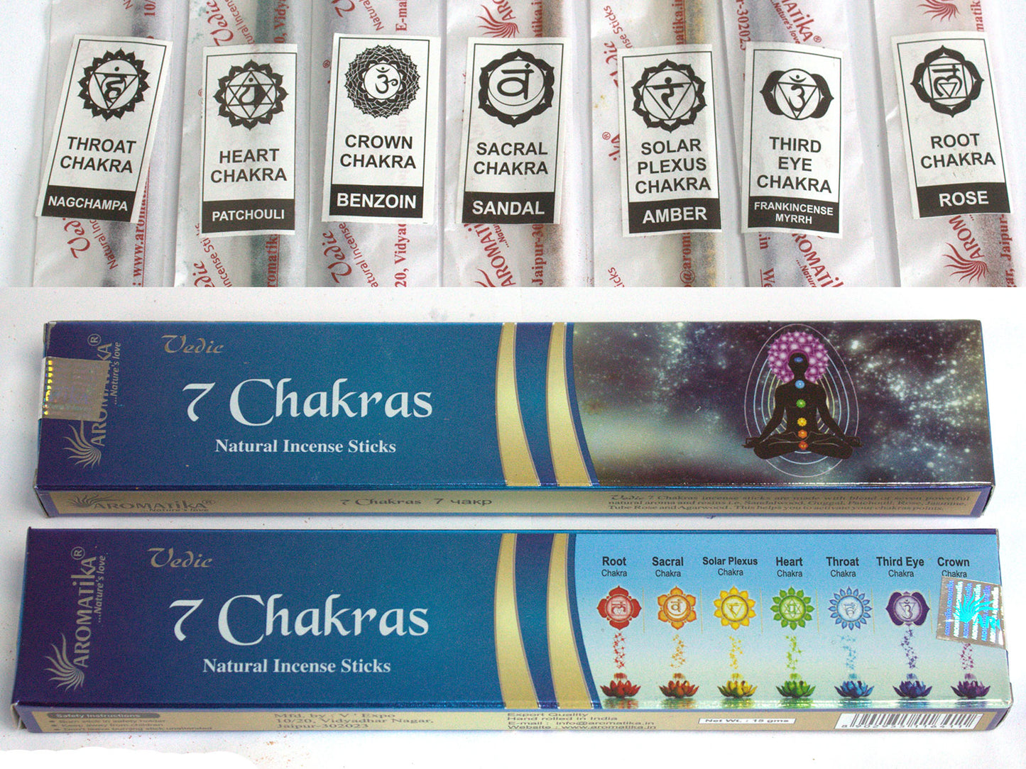 Vedic -Incense Sticks - 7 Chakra