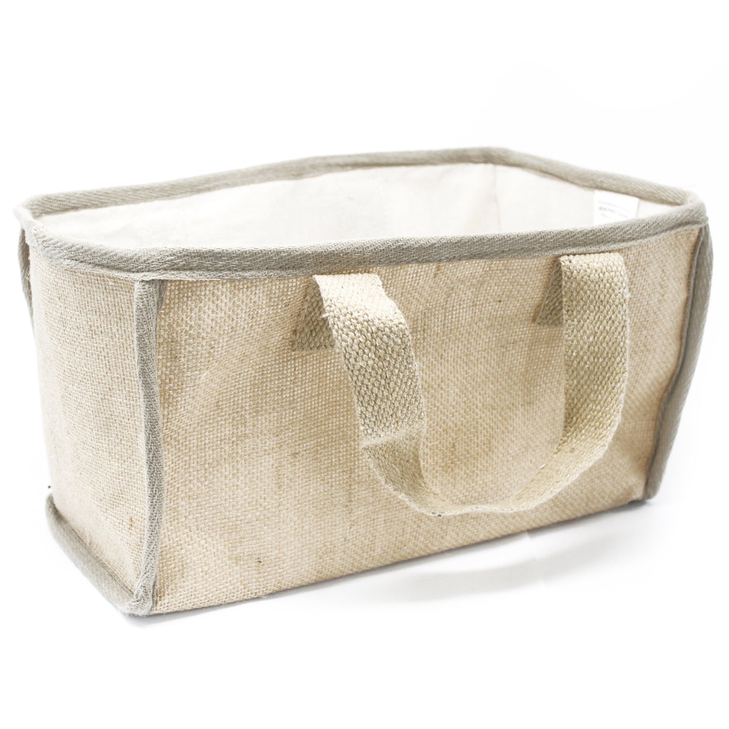 Large yute basket - 33x18x20cm - Natutal