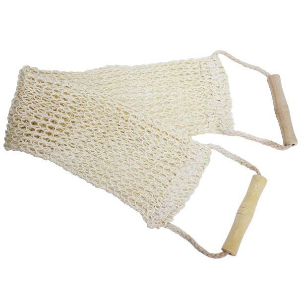 Yute espalda exfoliating belt - Natural