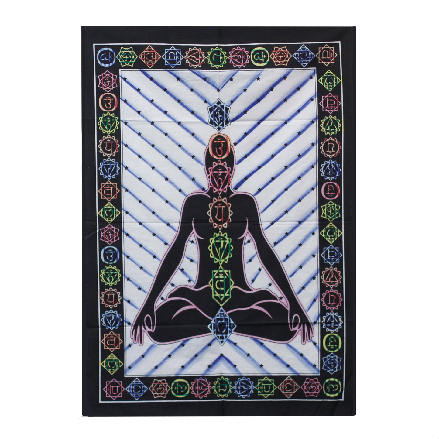 Cotton Wall Art - Buddha Chakra