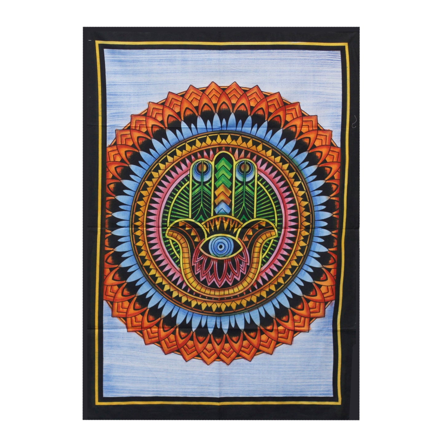 Cotton Wall Art - Hamsa