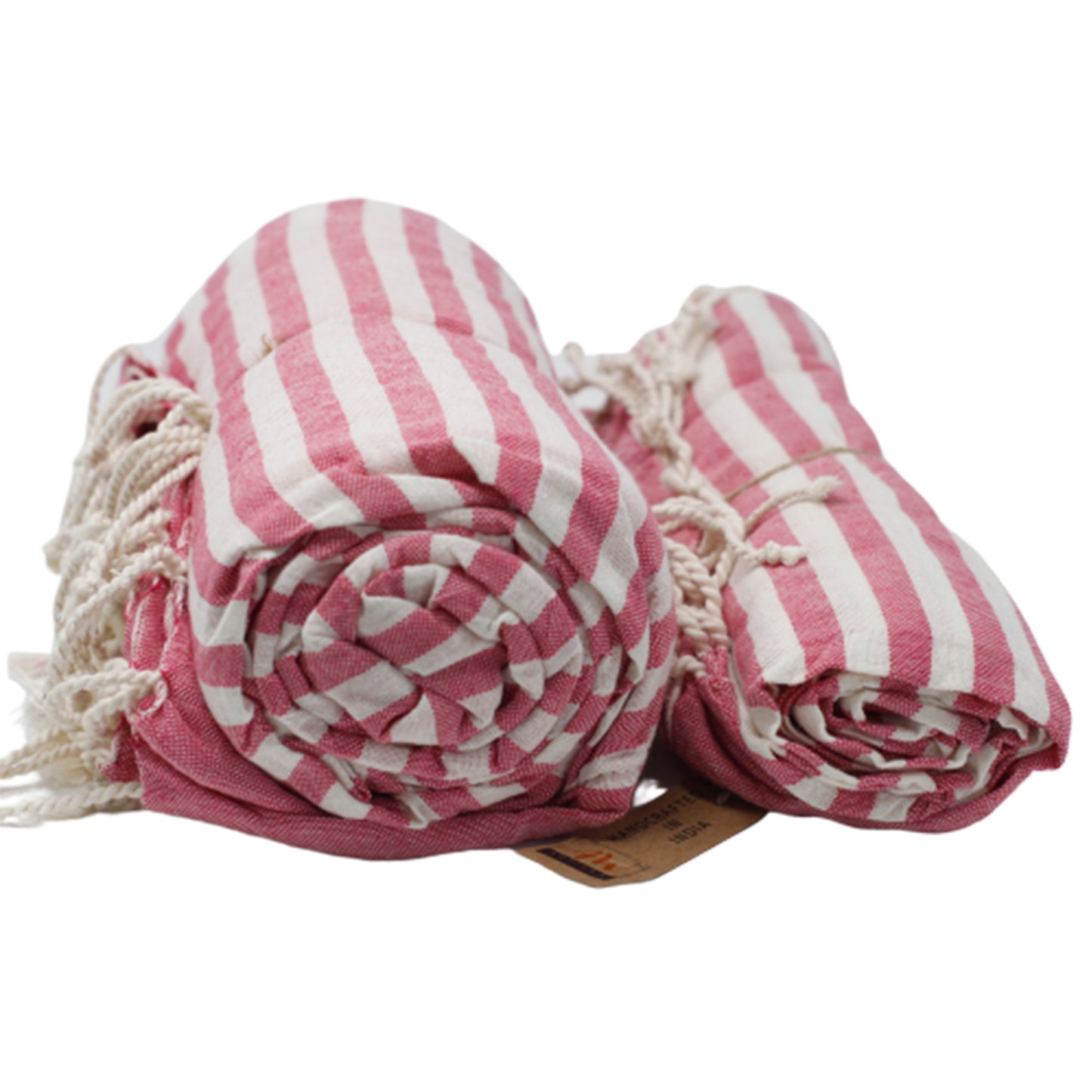 Cotton Pareo Towel - 100x180 cm - Warm Pink