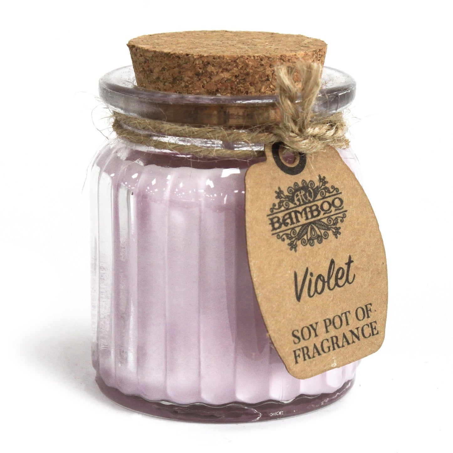 Tarro Soy Wax Candle - Violet