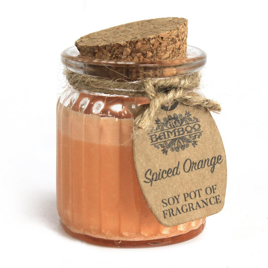 Tarro Soy Wax Candle - Spicy Orange