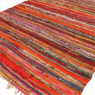 Tapis chiffon luxe 152 x 90 cm - Orange