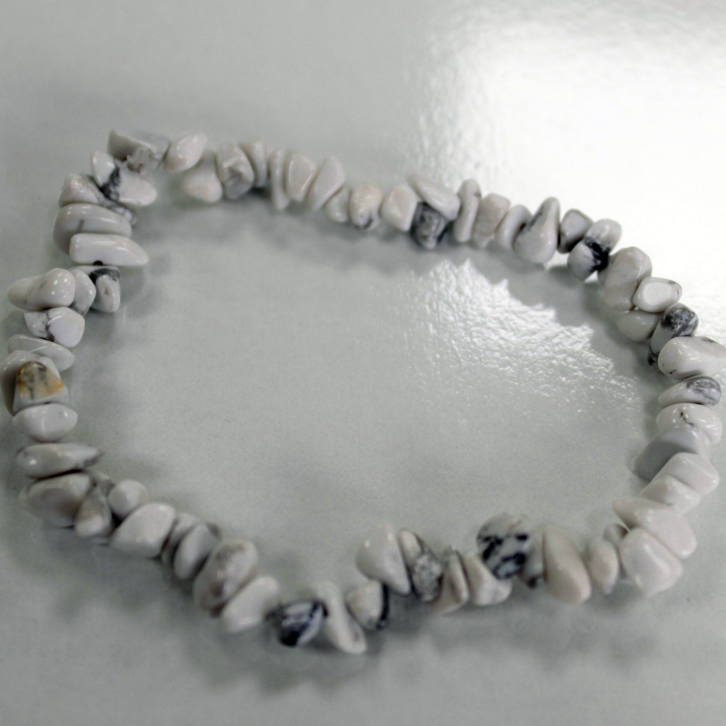 Precious Stone Fragments Bracelet - White Jasper