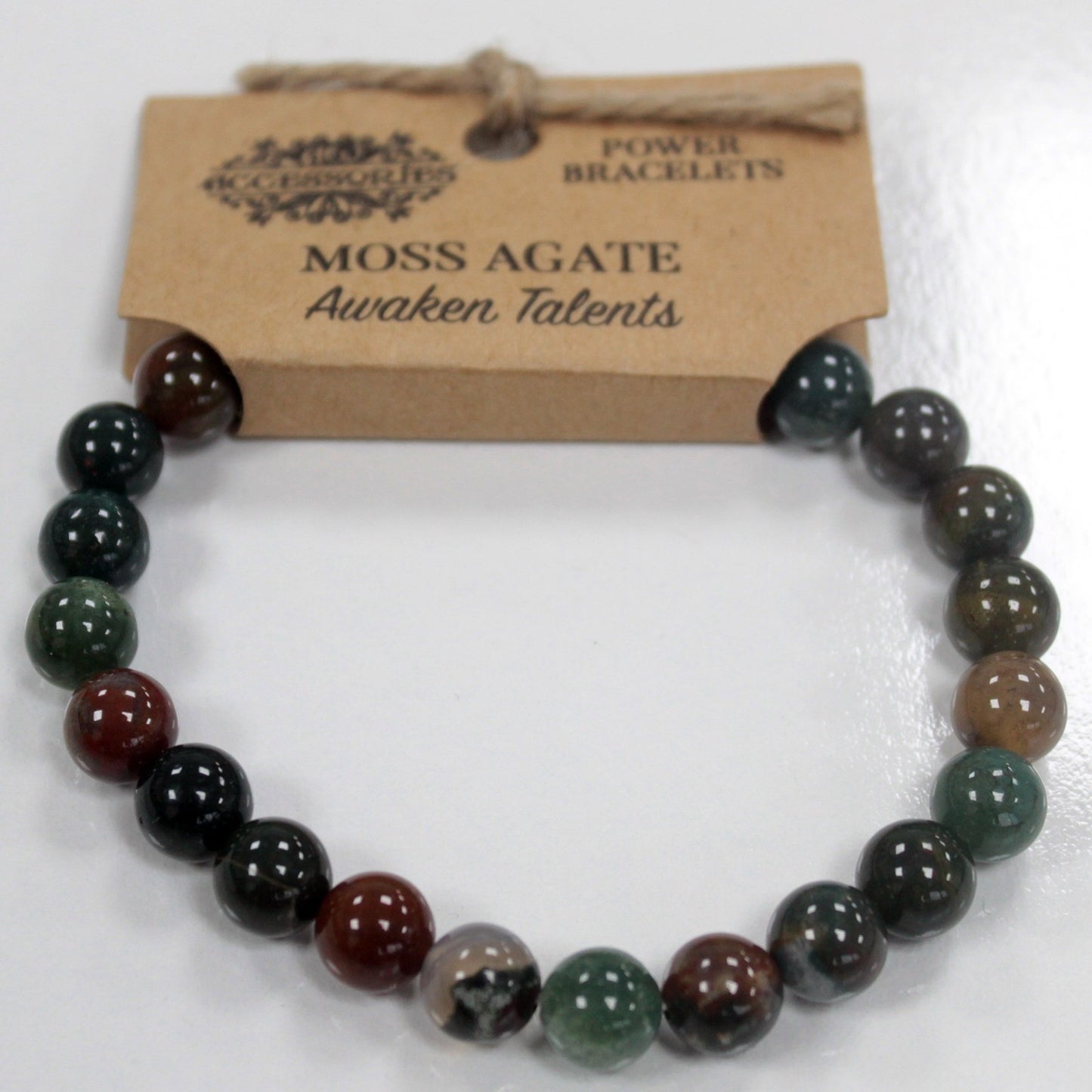 Energy Bracelet - Moss Agate