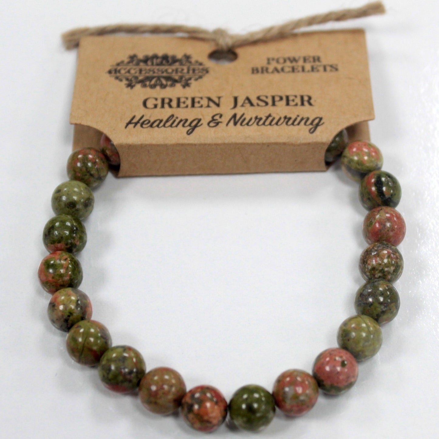 Bracelet Energie - Jaspe Vert