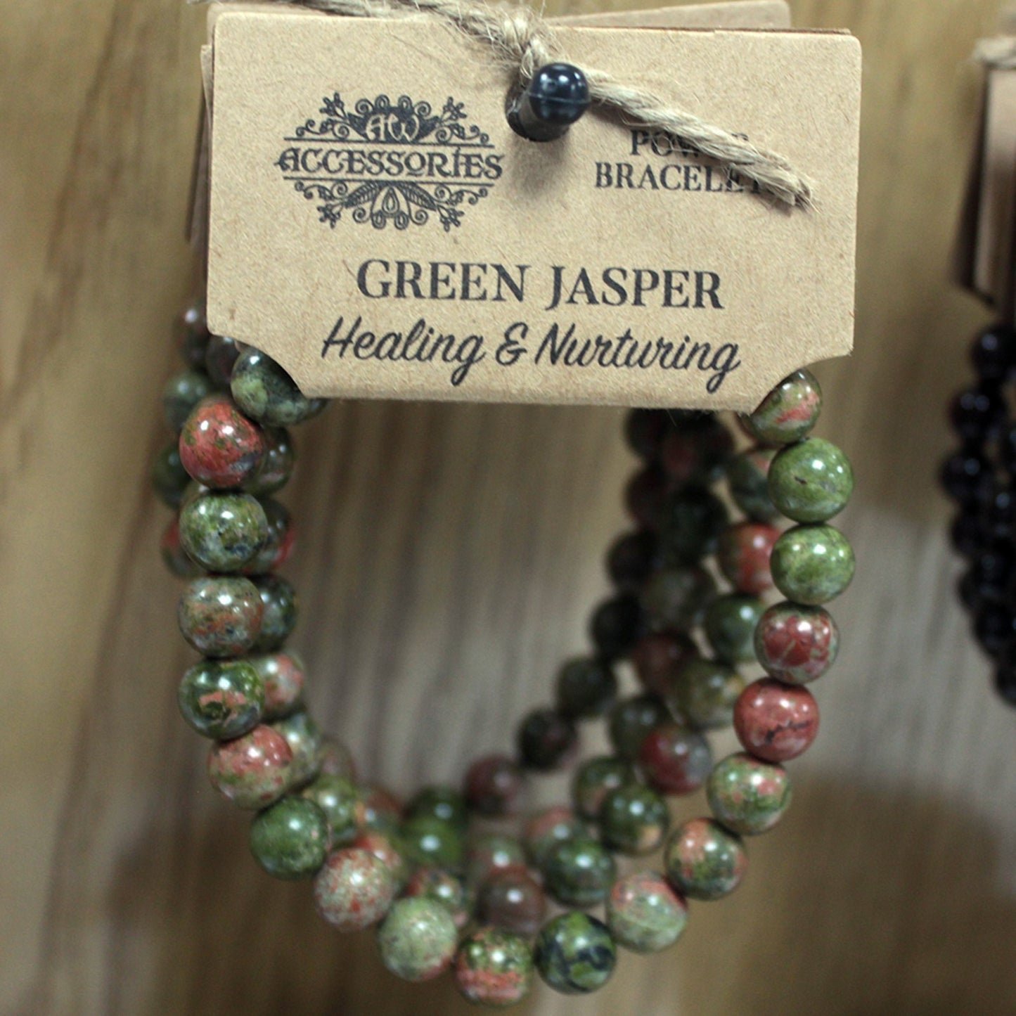 Energy Bracelet - Green Jasper