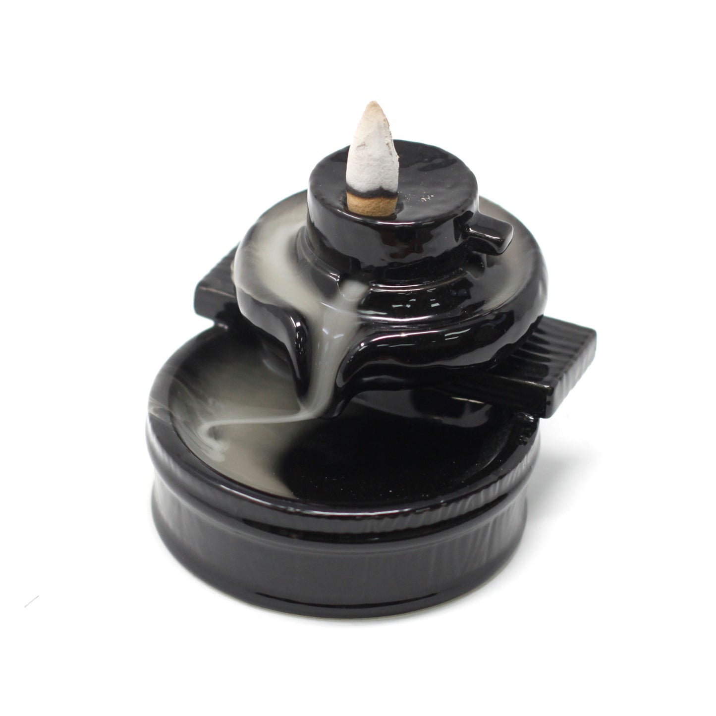 Reverse flow incense burner - Zen