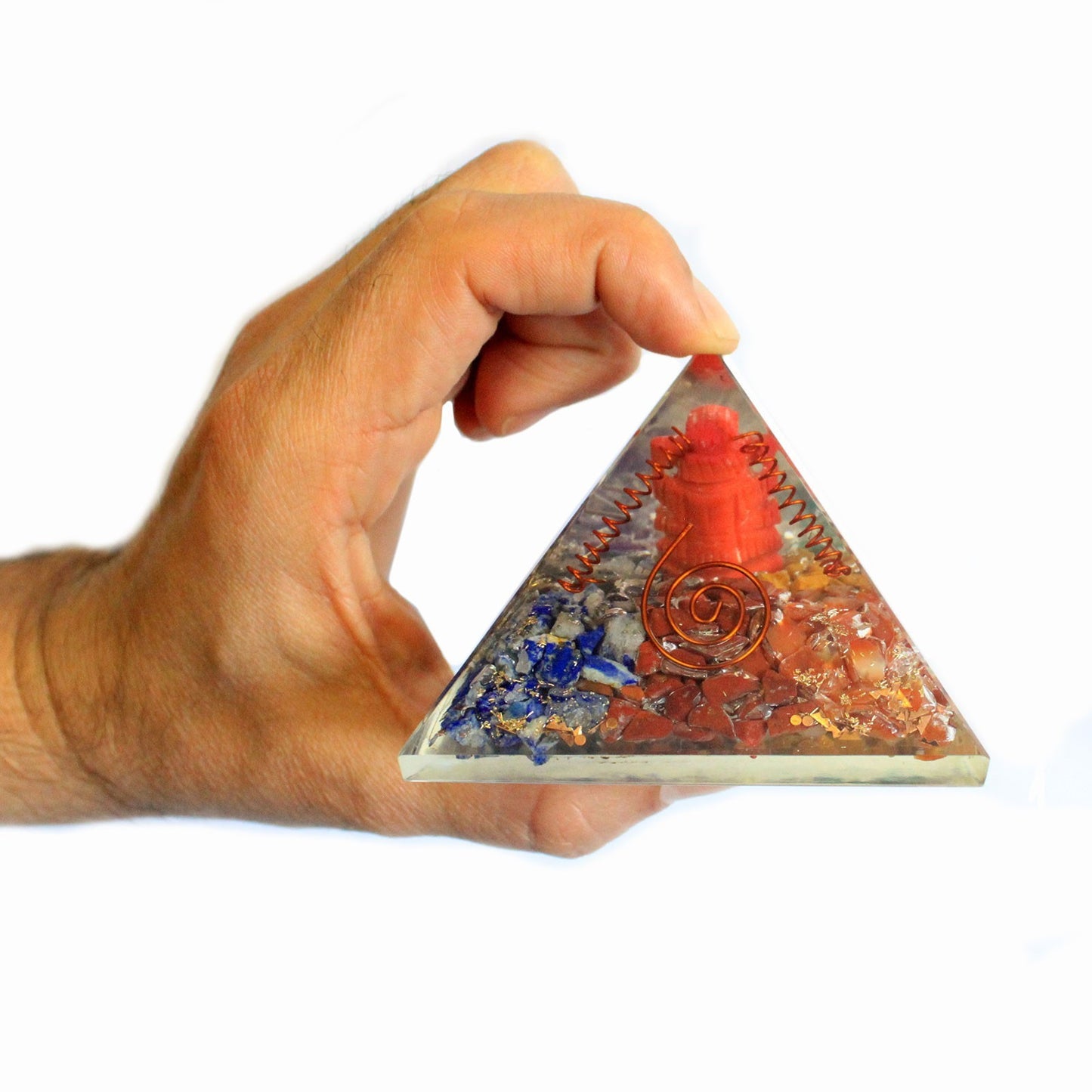 Pyramide Orgonite Grande 70mm - Ganesh