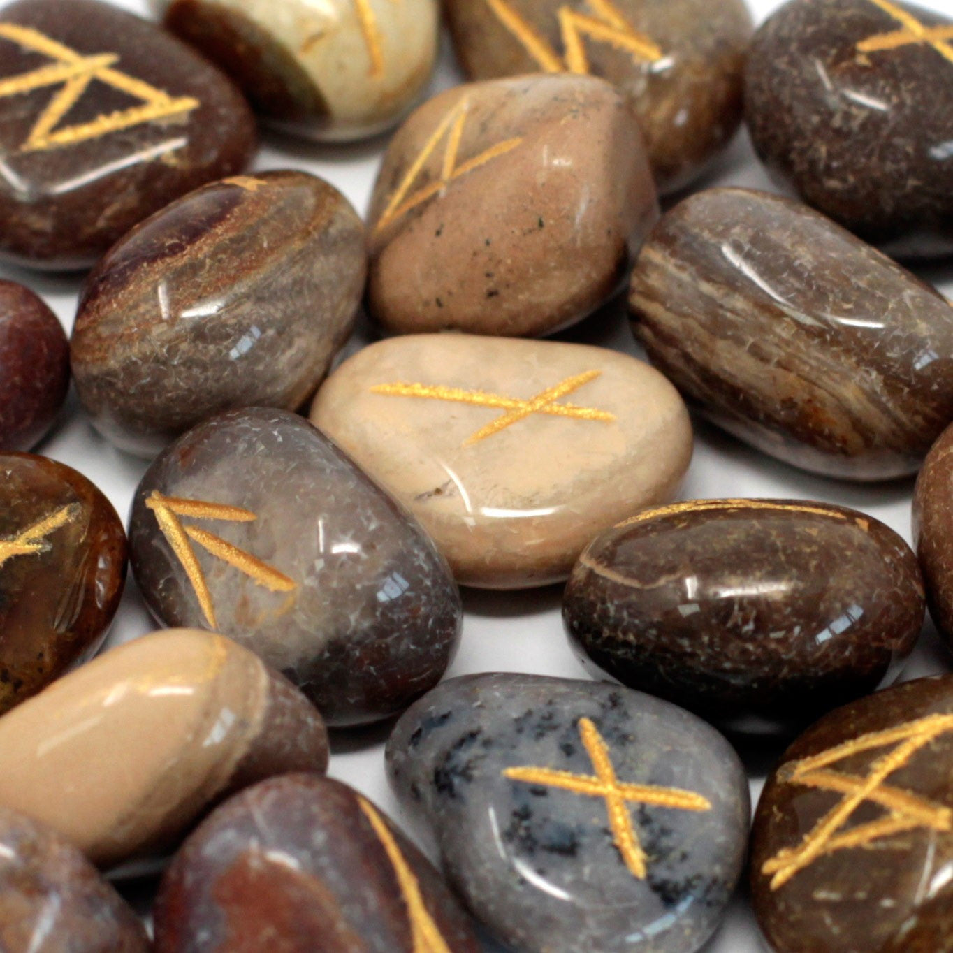 Rune of India game on bags - Luxurious jasper