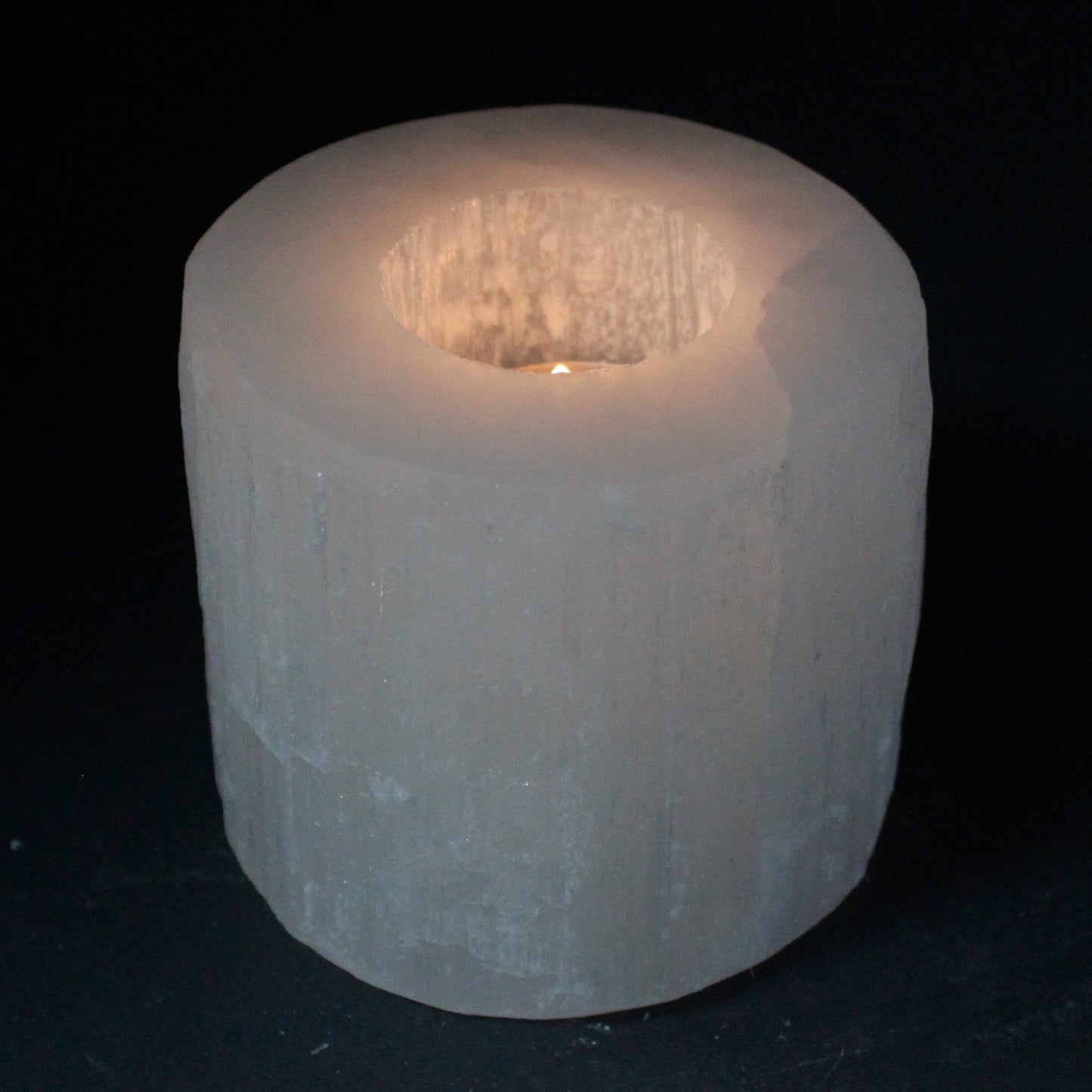 Cylinder Selenite Chandelier - 8 cm