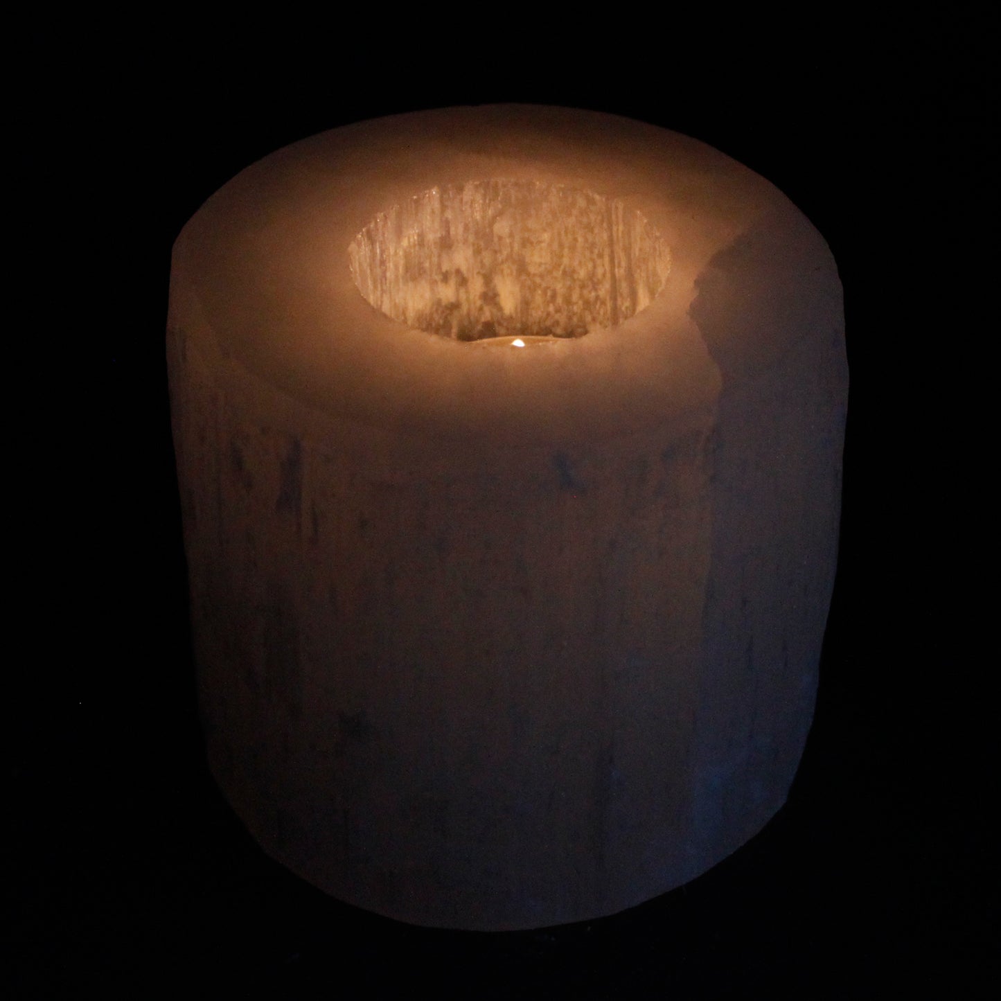 Cylinder Selenite Chandelier - 8 cm