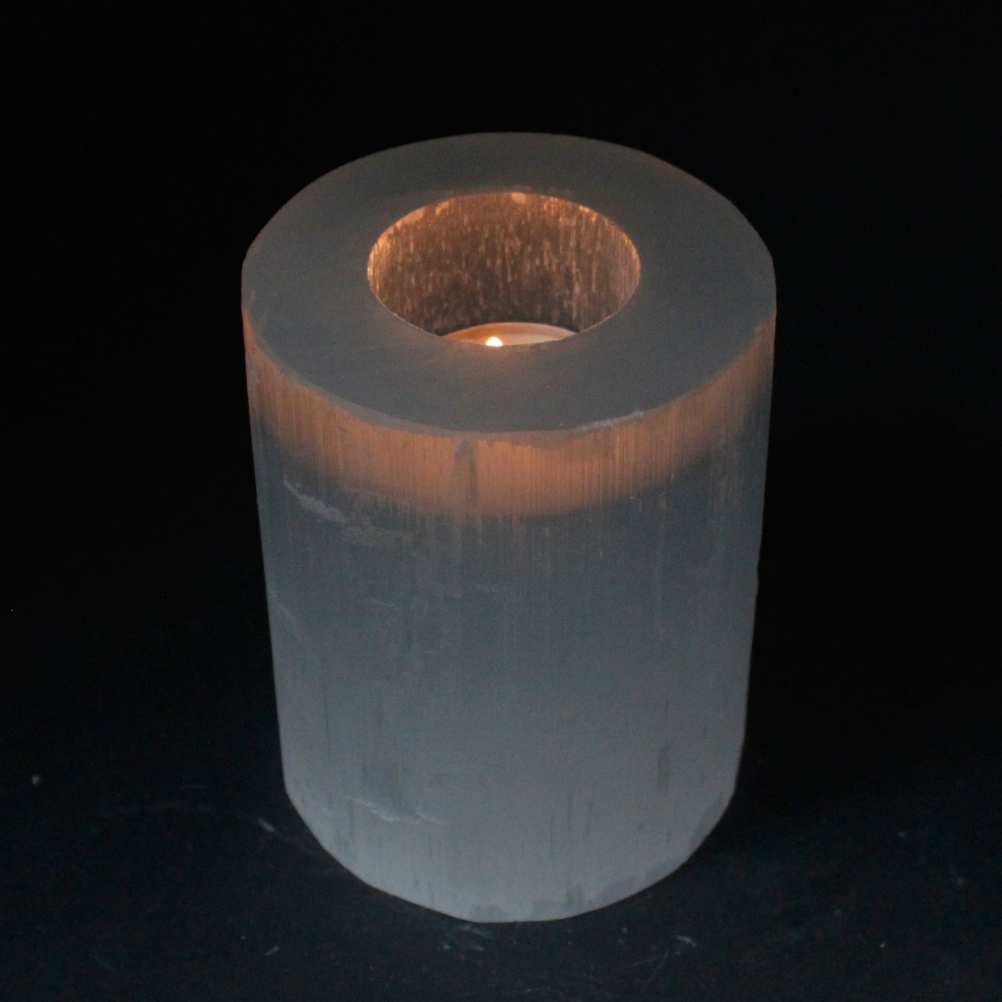 Cylinder Selenite Chandelier - 10 cm