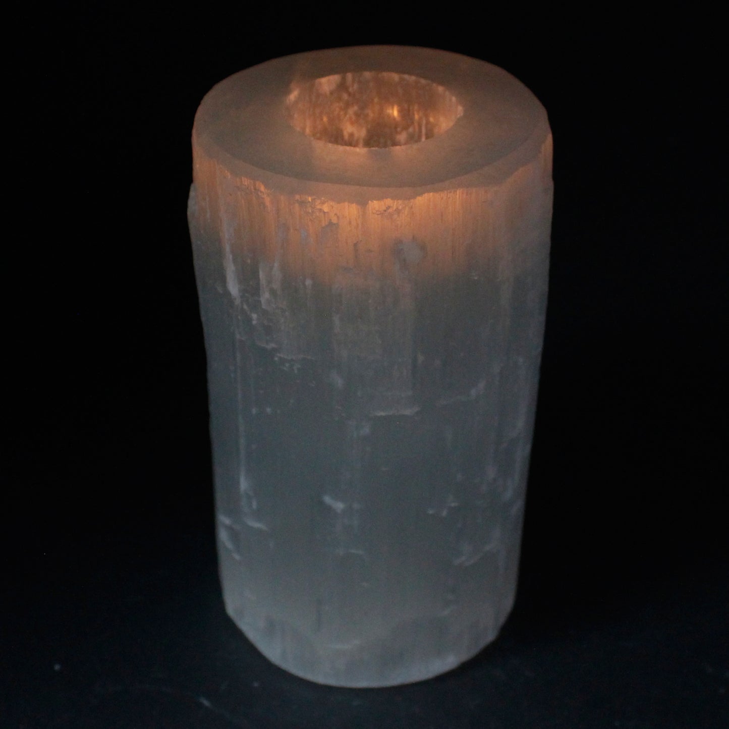 Cylinder Selenite Chandelier - 15 cm