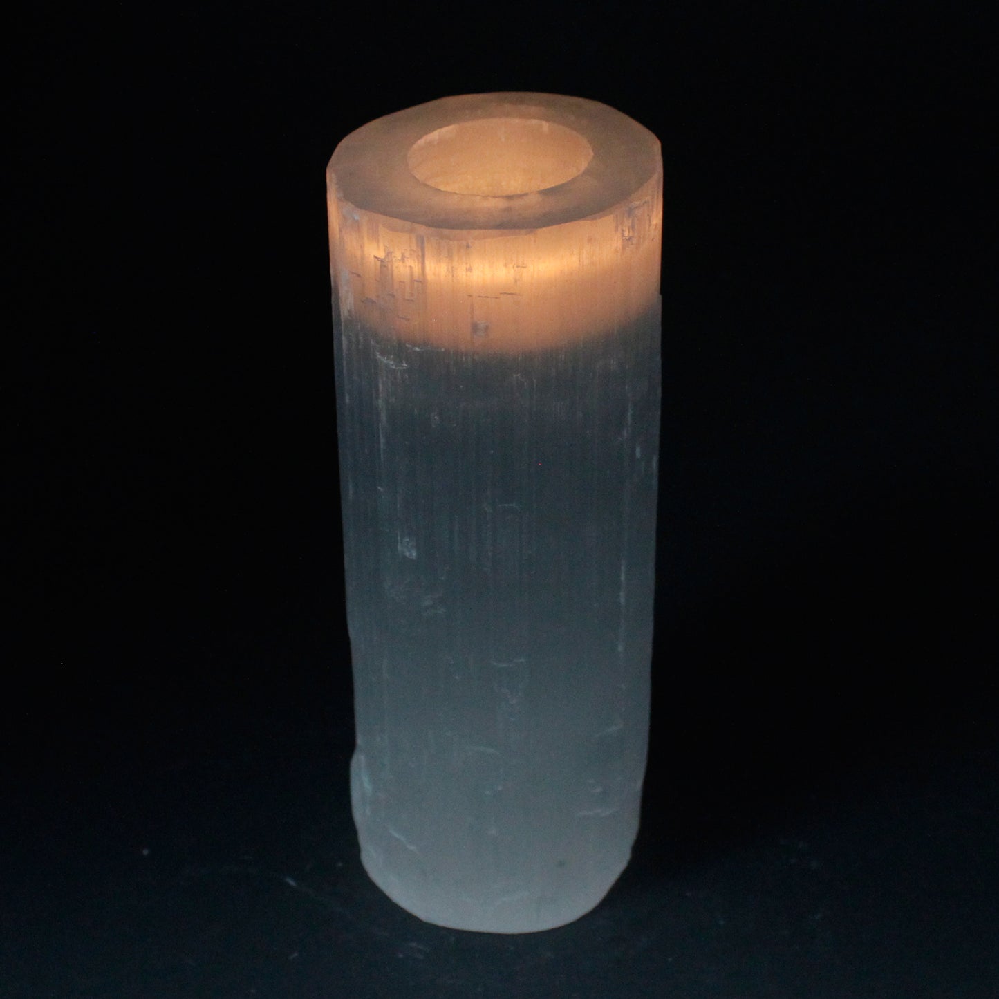 Cylinder Selenite Chandelier - 20 cm