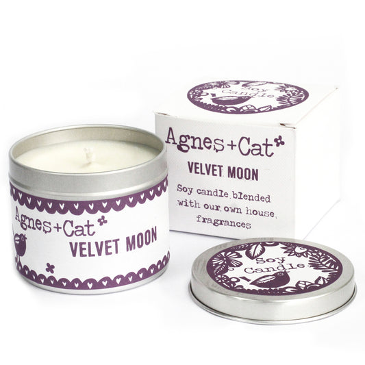 Bougies en canette - Lune de Velours