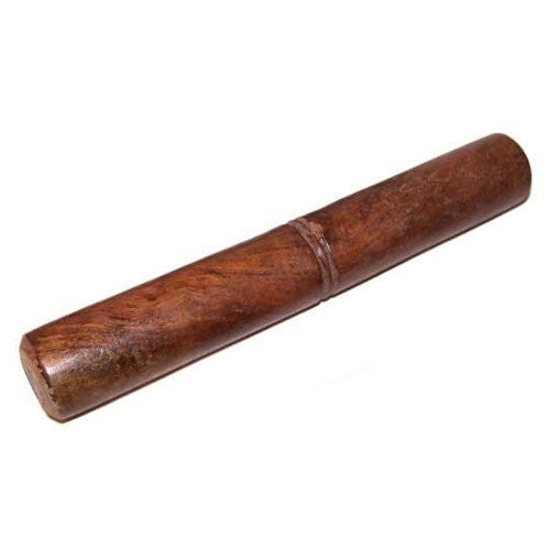 Polished wooden torch