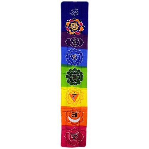 Chakra vertical banner - Rainbow 183x35cm