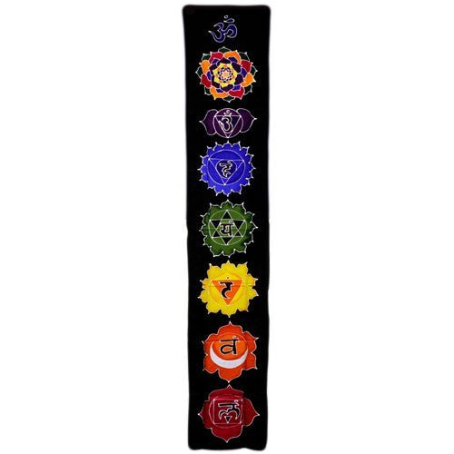 Chakra vertical banner - Medianoche 183x35cm