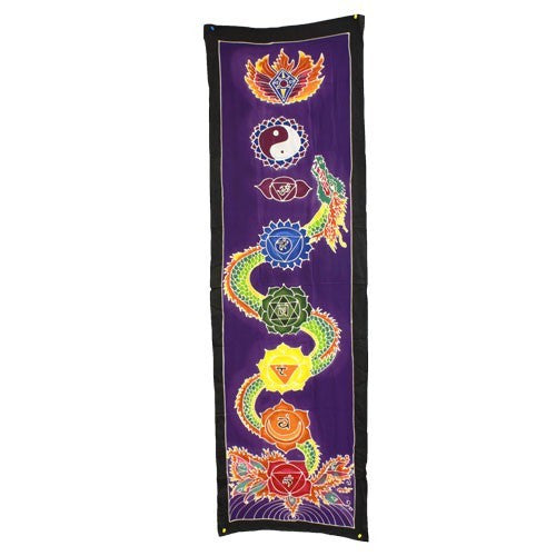 Chakra vertical banner - Dragon 175x53cm