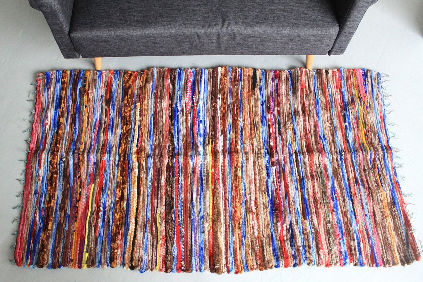 Large rag carpet - 105x185cm