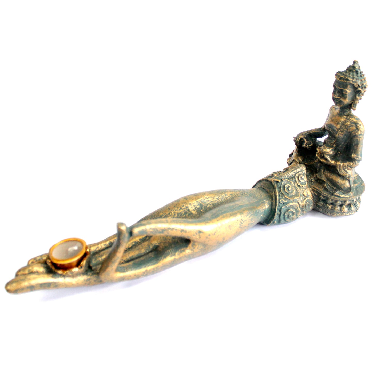 Antique Buddha - Hand-held incense burner