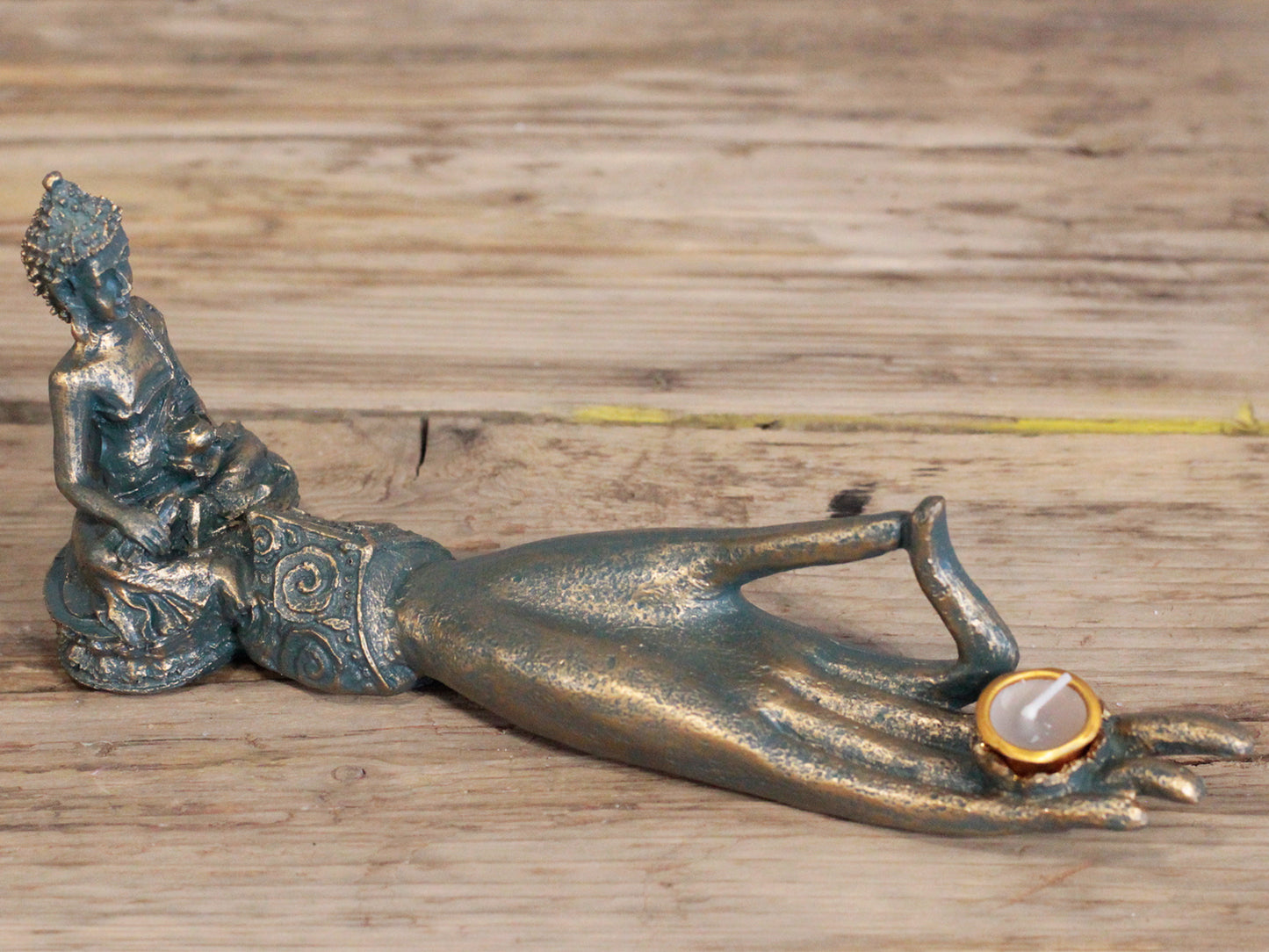 Antique Buddha - Hand-held incense burner