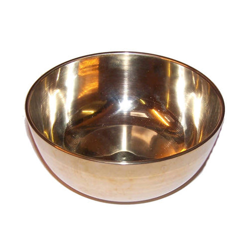 Medium brass cuenco - 12cm