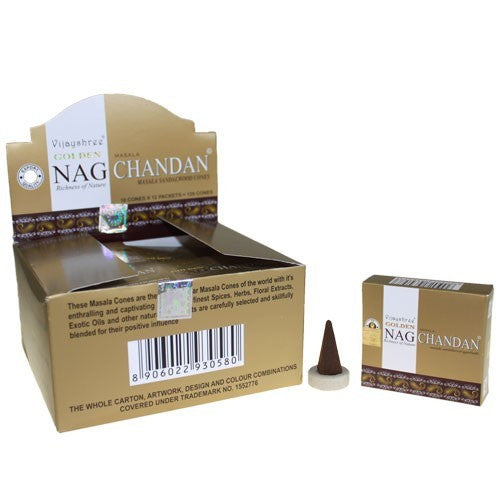 Golden Chandan Conos Incense