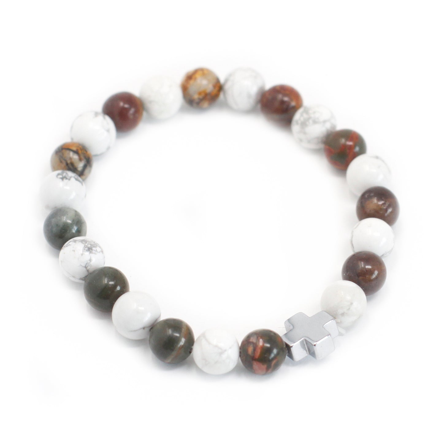 2 Bracelet with Precious Stones-Peace