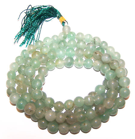 108 Japamala - Green Aventurine