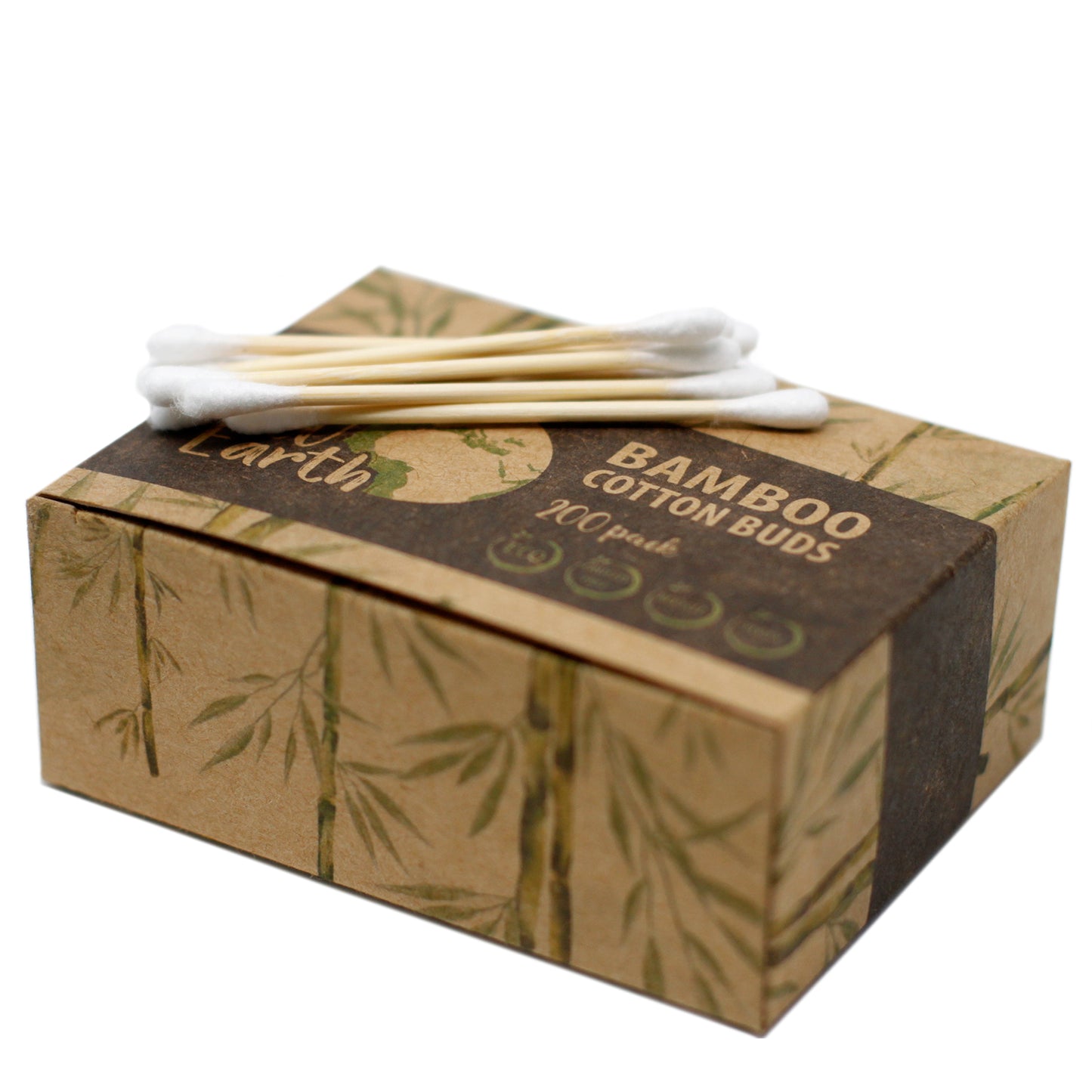 Box of 200 Bamboo Cotton Baskets