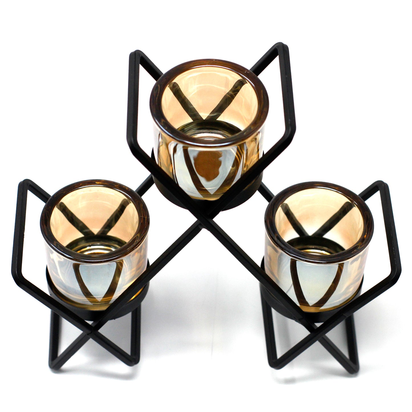 Hierro Candelabra - Triangle - 3 Cups