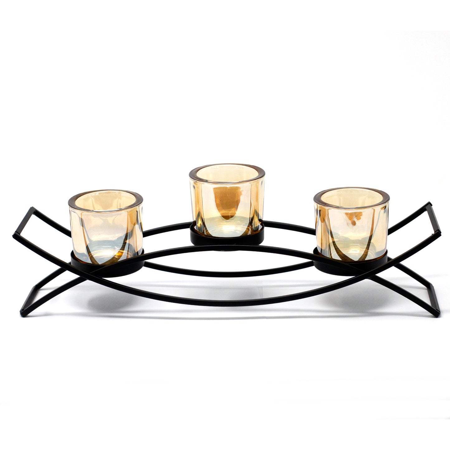 Hierro Candelabra - Silueta- 3 Cups