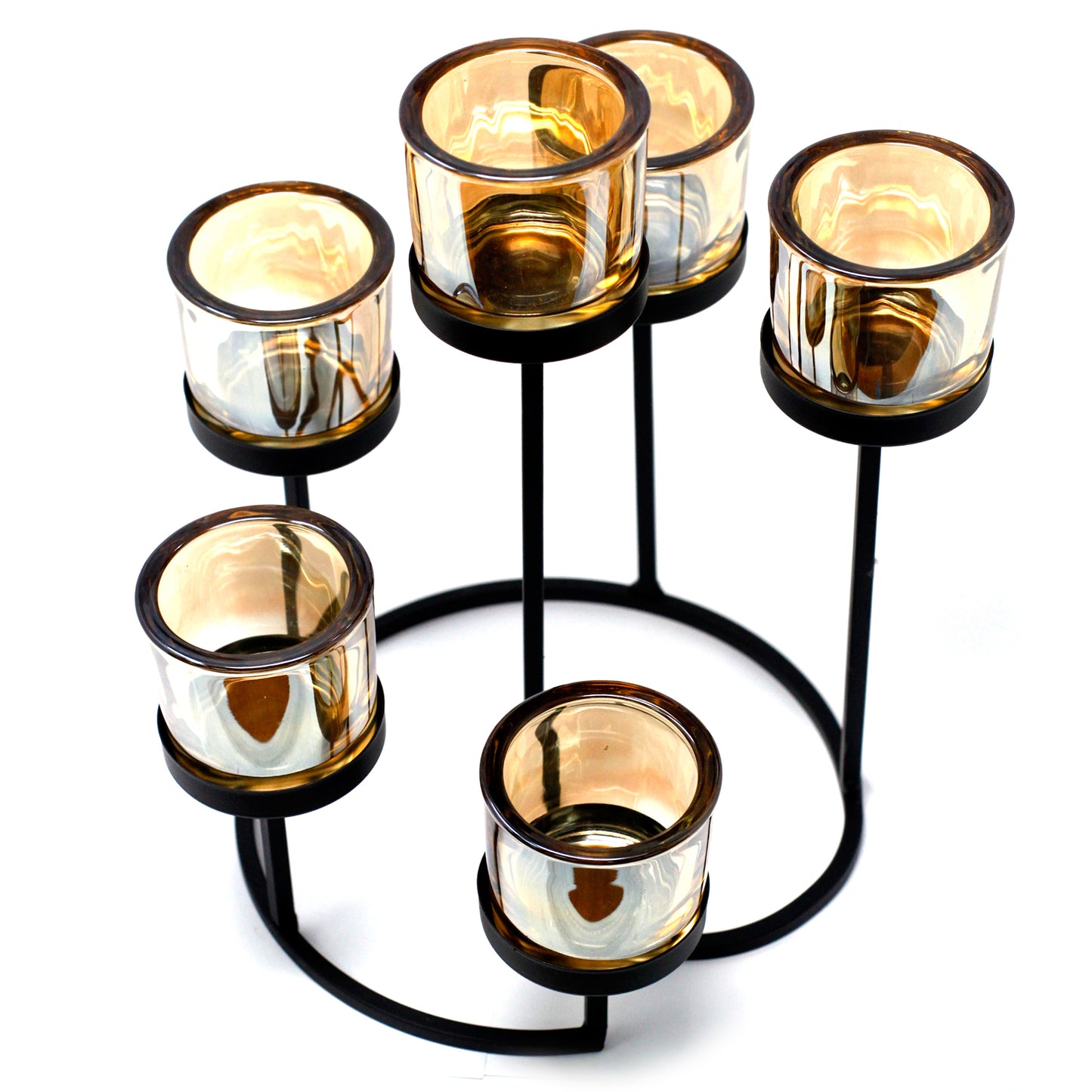 Hierro Candelabra - Árbol - 6 Cups