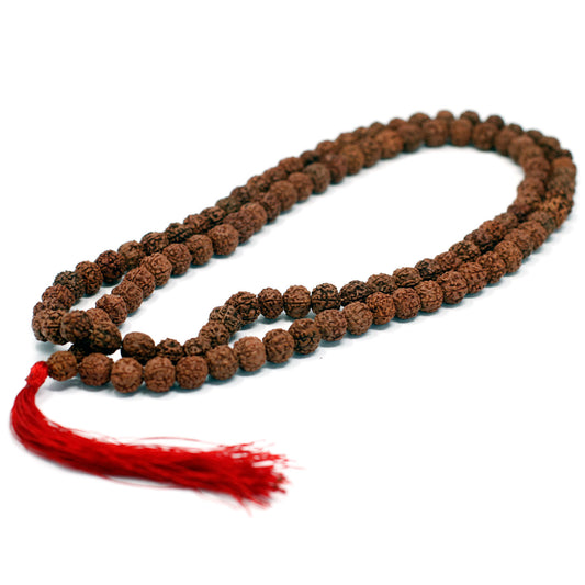 108 Rudraksha Japa Mala - Brown