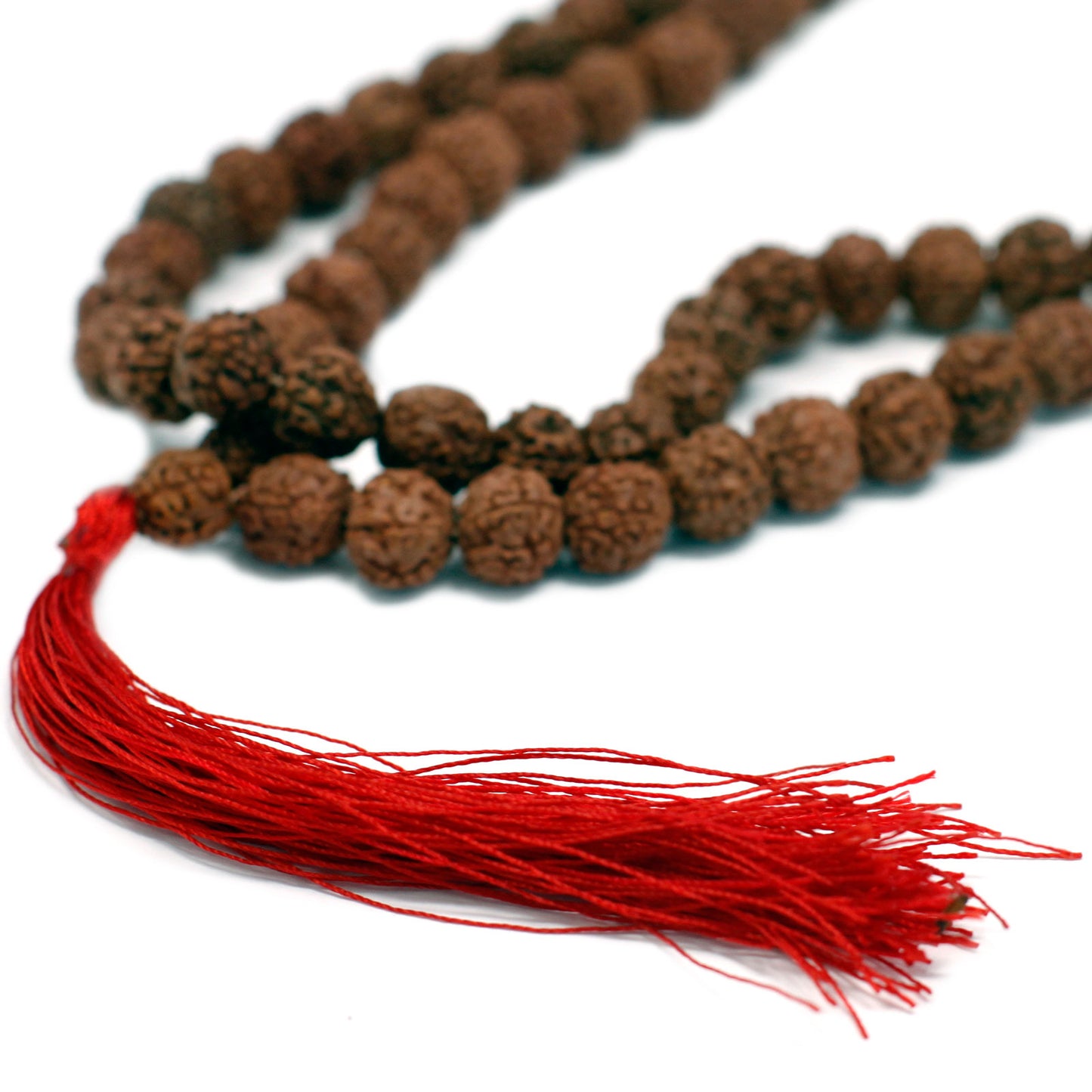 108 Rudraksha Japa Mala - Marron