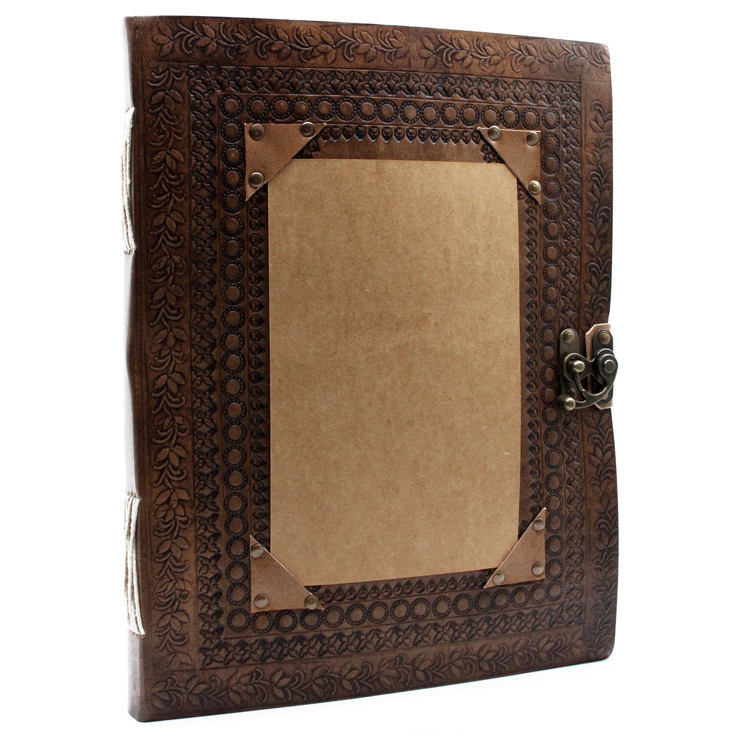 Huge Customizable Visitor Leather Book 10x13 (200 pages)