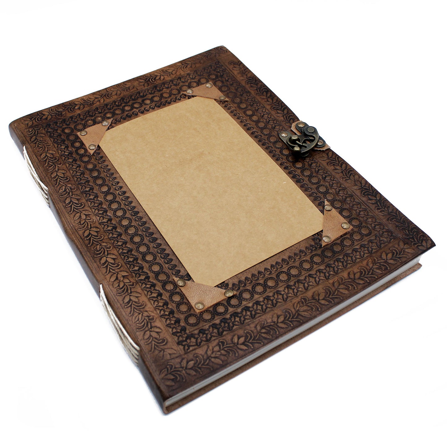 Huge Customizable Visitor Leather Book 10x13 (200 pages)