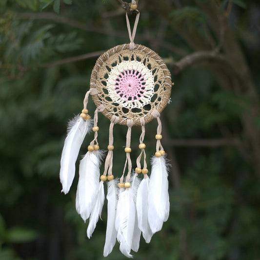 Atrapasueños-Macramé Pink 12cm (Assorted Colors)