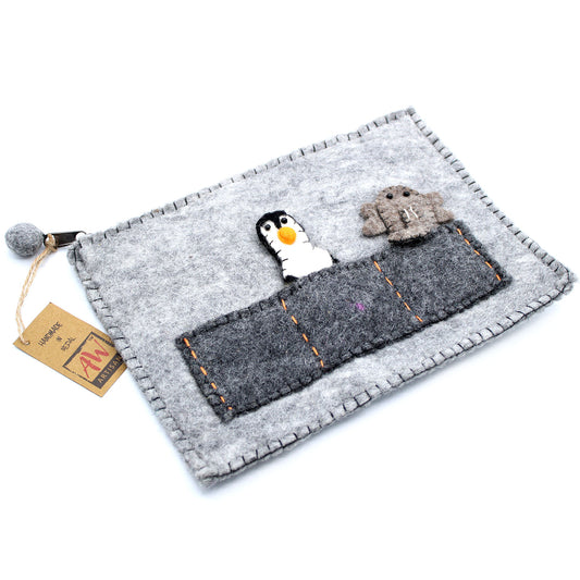 Tablet Bag with Finger Puppets